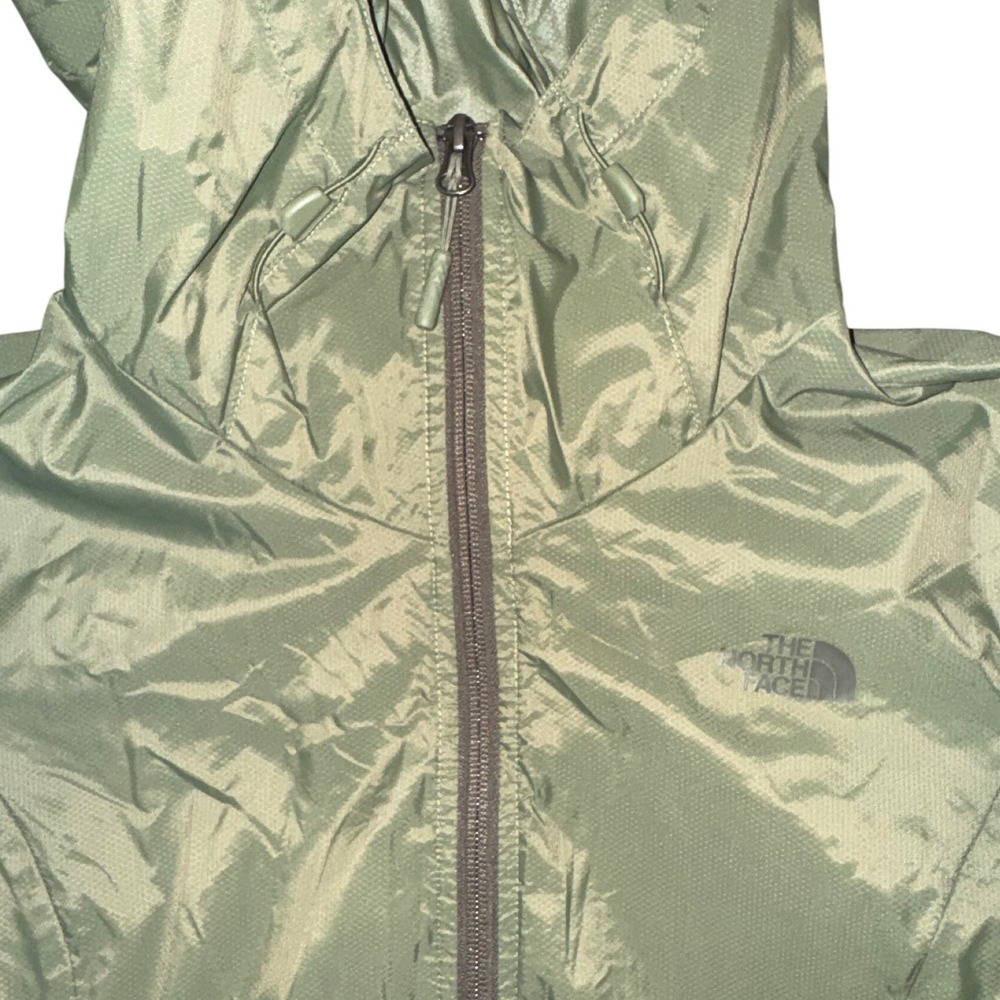 The‎ North Face WindWall Jacket Sage Green Hooded Windbreaker NF0A2VCZ Sz Small - Picture 3 of 16